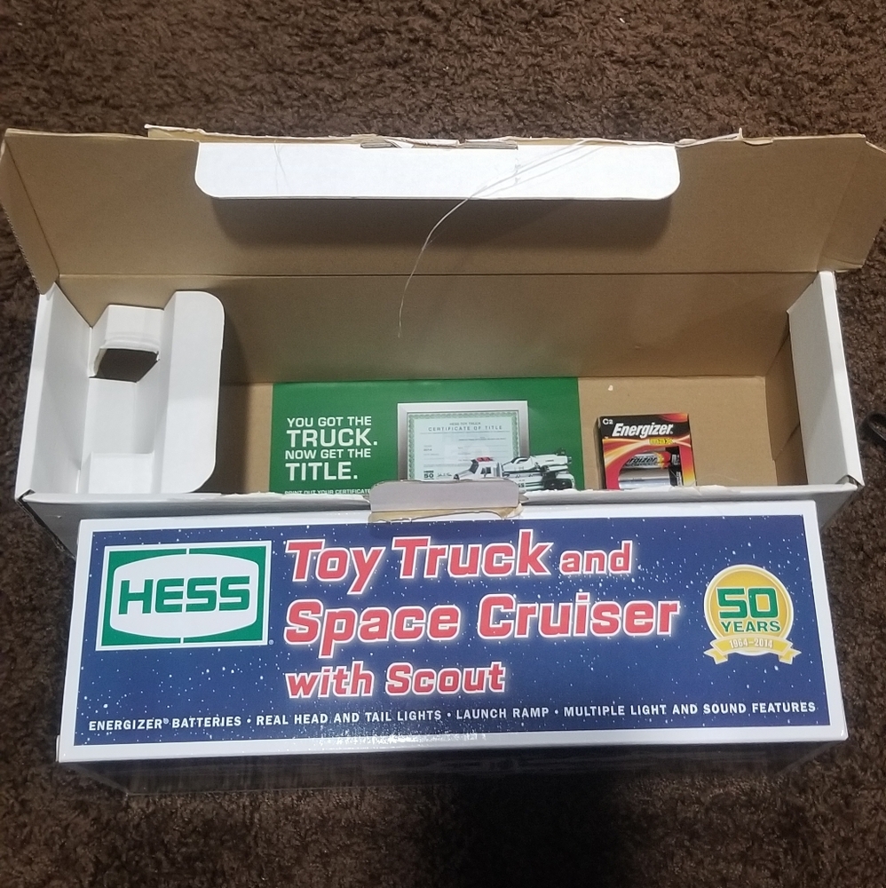 Hess Toy Truck and Space Cruiser with Scout
